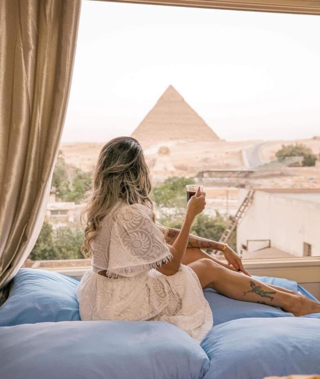 Royal Crown Hotel Giza Pyramids View Kafrat al Jabal Bagian luar foto